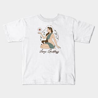 Virgo Goddess Kids T-Shirt